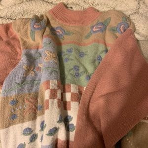 Vintage Knit Turtle Neck Sweater